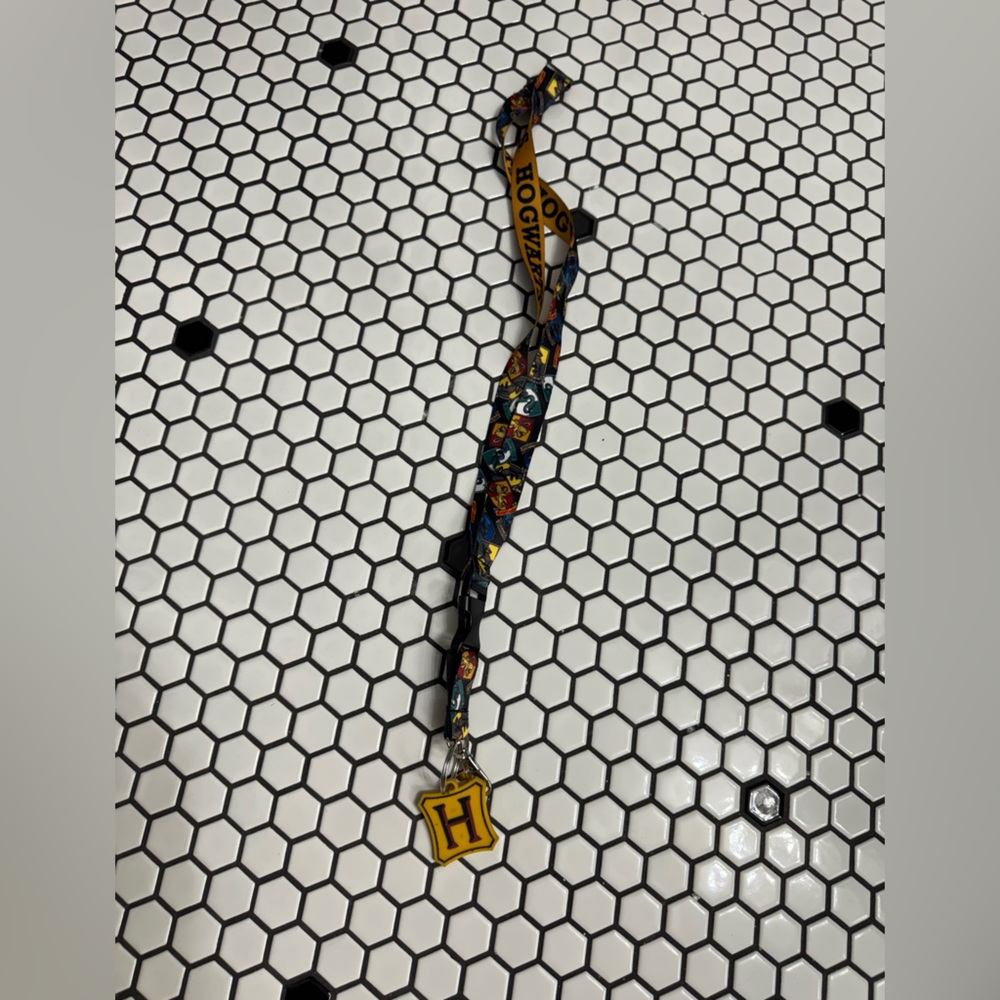 Hogwarts Themed Key Holder - Yellow and Black